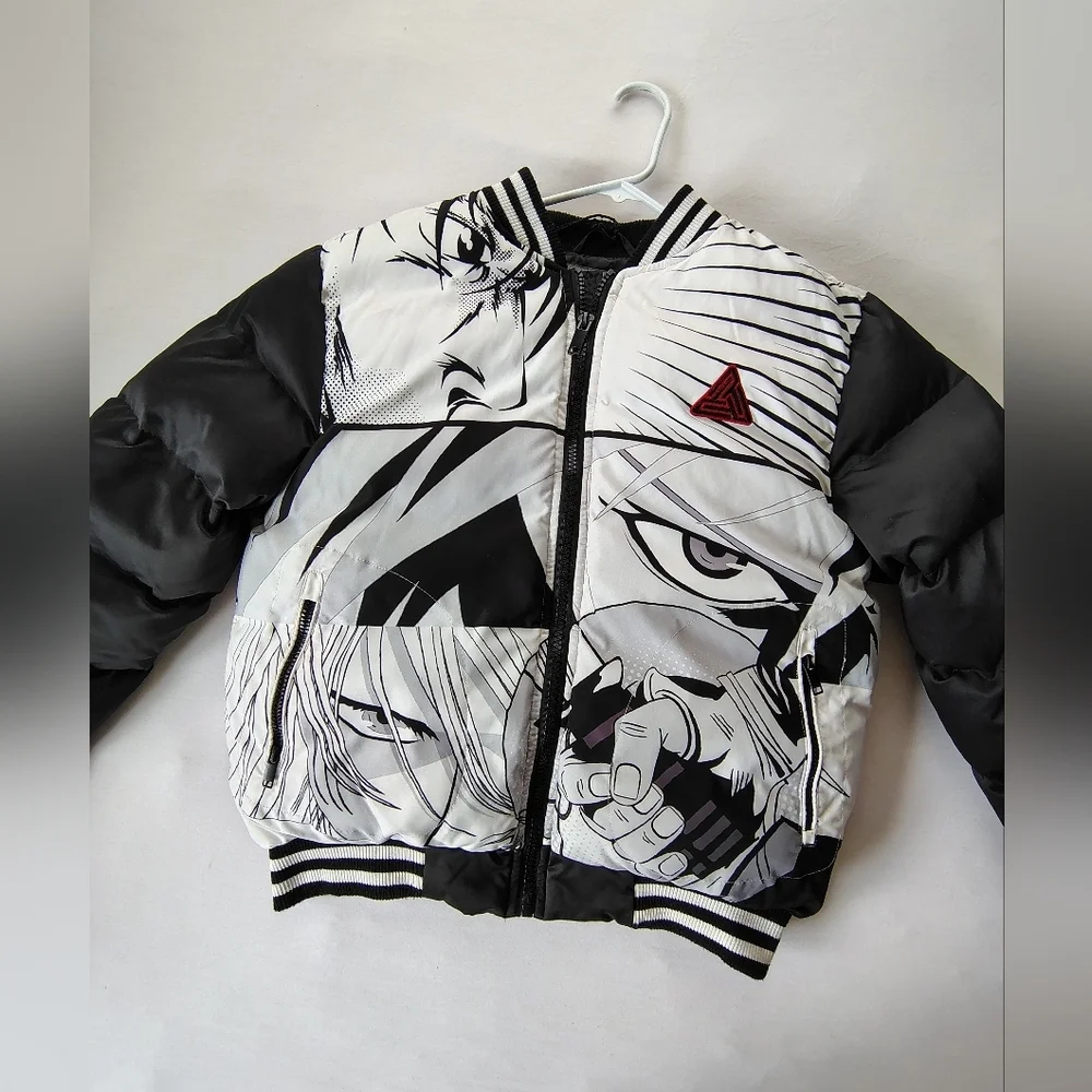Black Pyramid Arctic Expedition Puffer Jacket Black And Grey  Size L